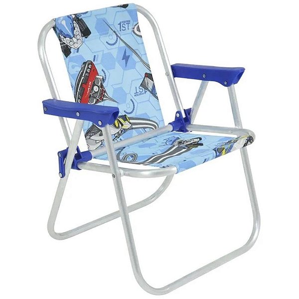 Cadeira p/piscina/praia hot wheels 30kg 39x41.5x49,5 - bel (unidade)