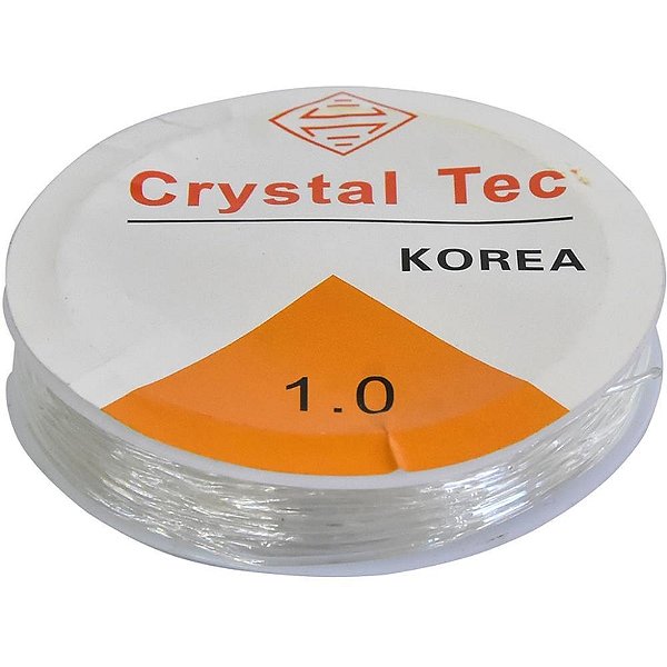 Fio silicone 1.0 c/10m. transparente - kit (pct.c/10)