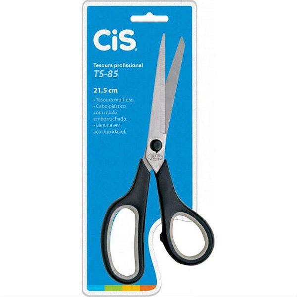 Tesoura cis ts-85 multiuso 21,5cm. - sertic (unidade)