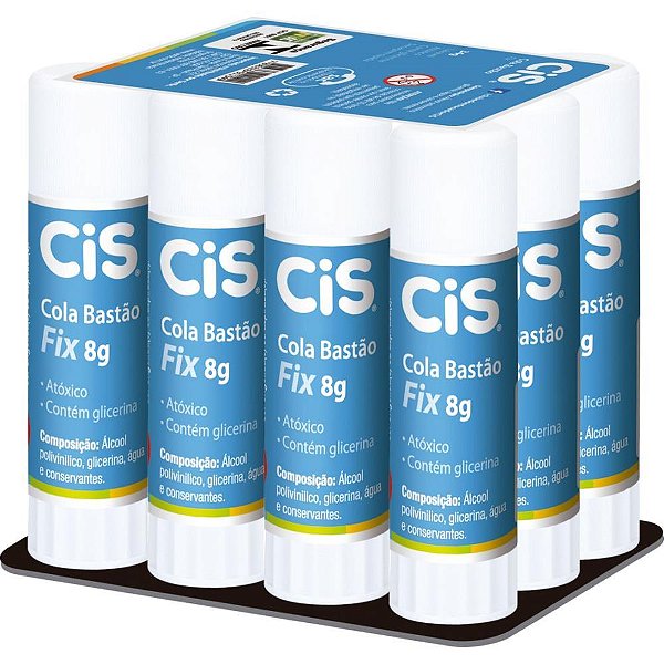 Cola em bastao cis fix 08g - sertic (cx.c/12)