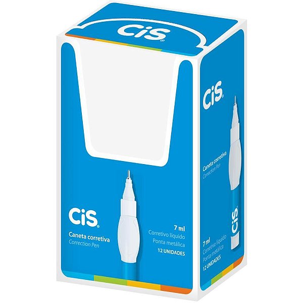 Caneta corretiva cis correction pen 7ml metal - sertic (cx.c/12)