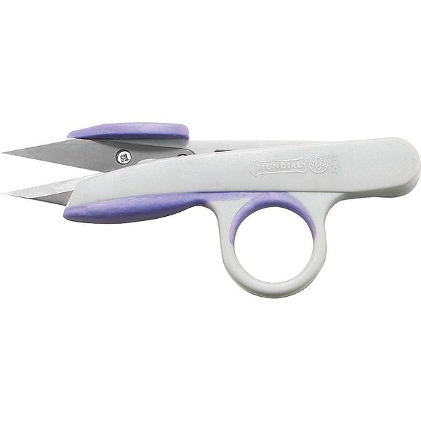 Tesoura costura tecelao titanium cz/ll 12cm - mundial (unidade)