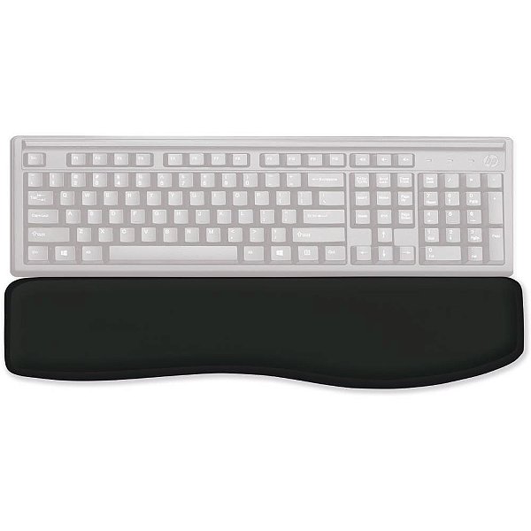 Descanso ergonomico apoio de punho p/teclado preto - reflex (unidade)