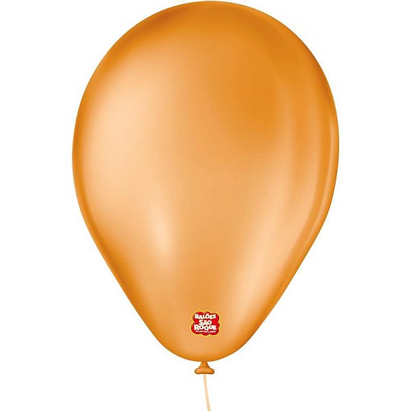 Balao 6,5 liso laranja classic - sao roque (pct.c/50)