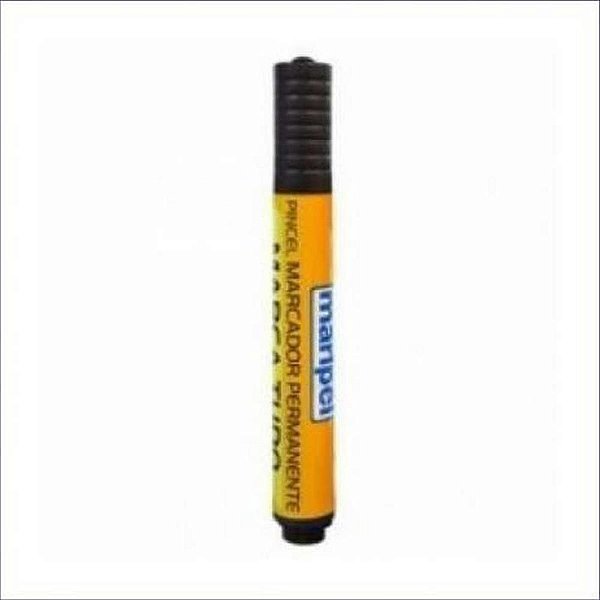 Pincel marcador permanente marca tudo preto 5mm - maripel (dp.c/12)