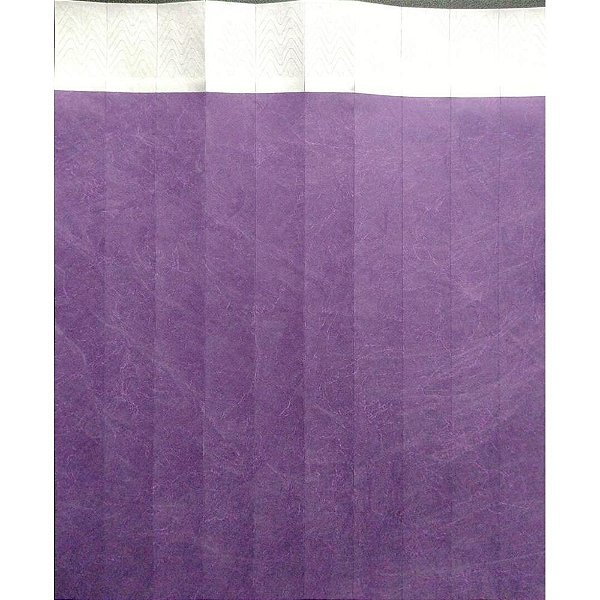 Pulseira identificacao tyvek roxo - tecnomidia (pct.c/50)