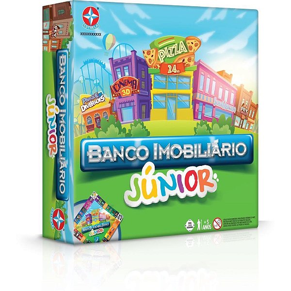 Jogo de tabuleiro banco imobiliario jr. - estrela (unidade)