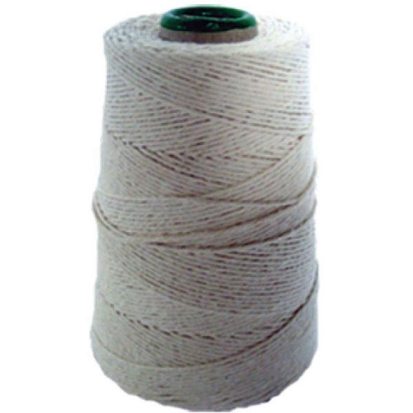 Barbante cru 400g 6 fios rolo 396m - textil piratininga (unidade)