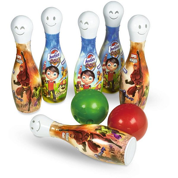 Boliche super boliche menino 6 pinos - brinquemix (unidade)