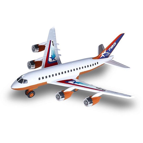 Aeronaves aviao aerobus concept 33cm(s) - brinquemix (unidade)