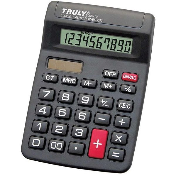 Calculadora de mesa 10 dig. trully pr mod.806b-10 - procalc (unidade)