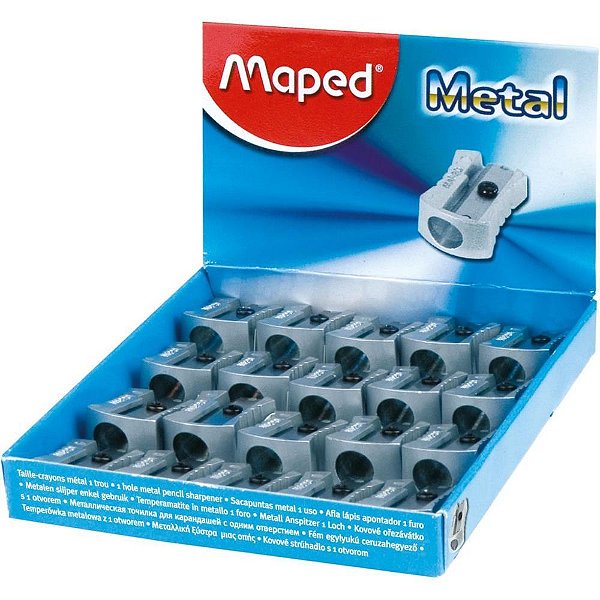 Apontador sem deposito metal classic 1furo - maped (dp.c/20)