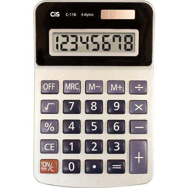Calculadora de mesa 8 dig. mod calck c-116 - sertic (unidade)