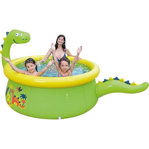 Piscina 1143l dinossauro 3d spray pool - jilong (unidade)