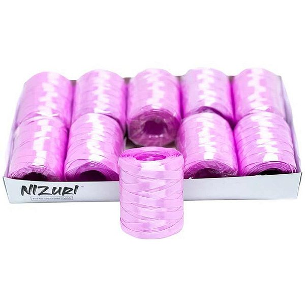 Fitilho 5mmx50m rosa - nizuri (pct.c/10)