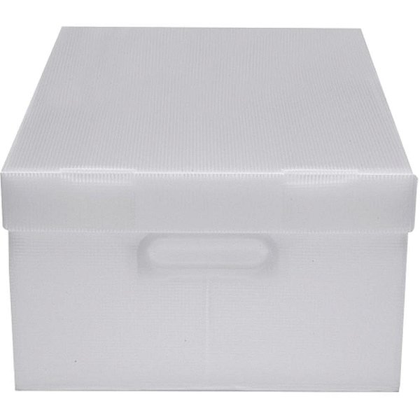 Caixa organizadora novaonda cristal gd 43,7x31x24 - polibras (unidade)