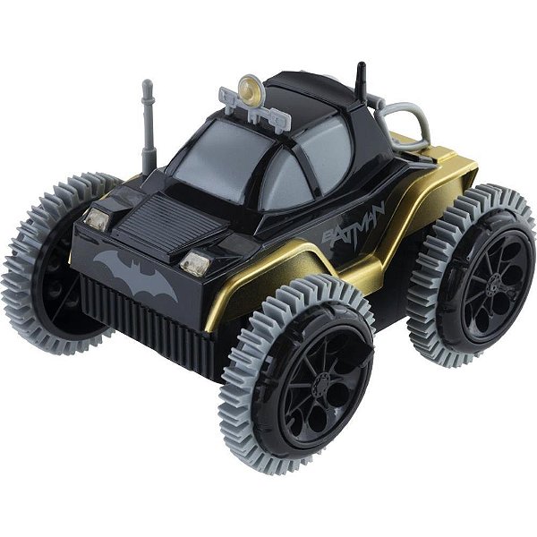 Carrinho controle remoto batman veiculo de manobras 3f. - candide (unidade)