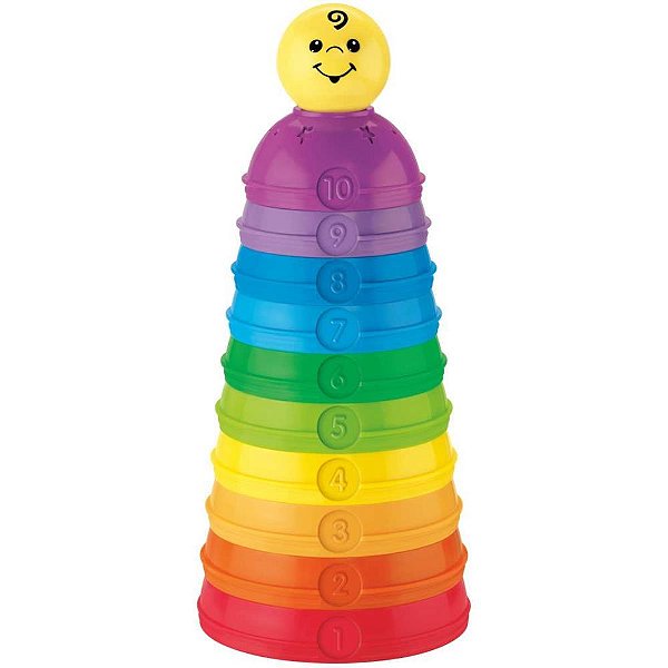 Fisher-price infant torre de potinhos coloridos - mattel (unidade)