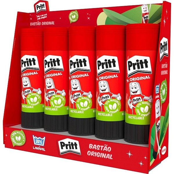 Cola em bastao pritt 40 gramas - henkel (pct.c/05)