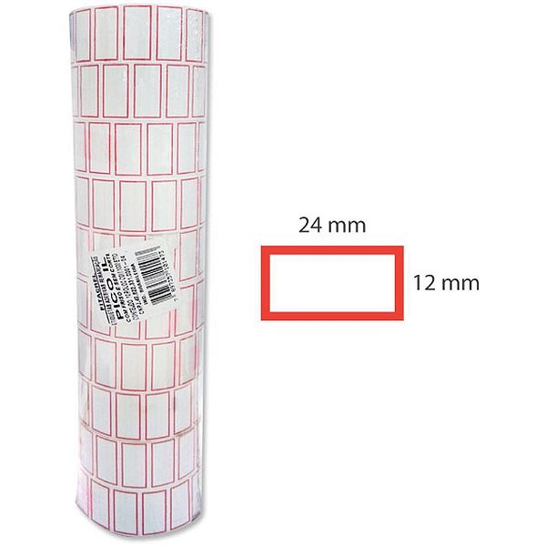 Etiqueta para preco pico 1-l 24mm 1000 etiqu/rolo - fitacrel (pct.c/10)