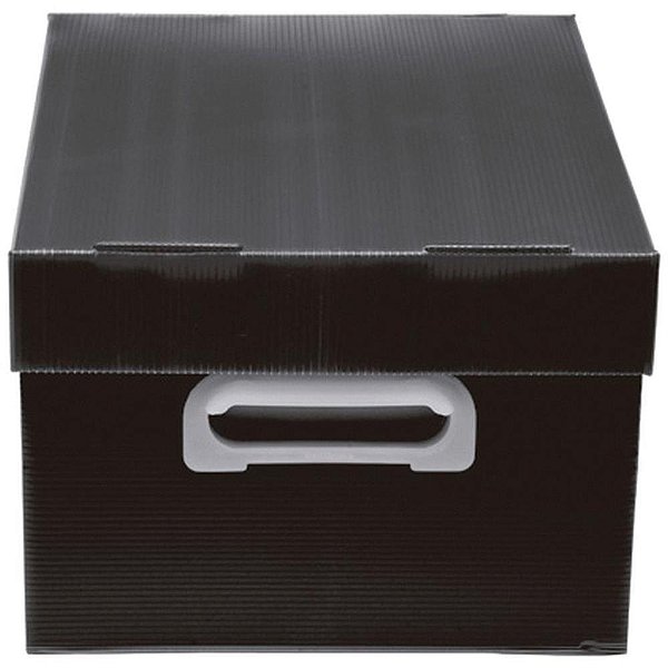 Caixa organizadora the best box g 437x310x240 pt - polibras (unidade)