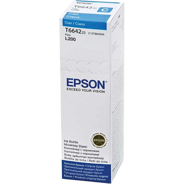Refil de tinta epson 664 ciano 70 ml. - epson (unidade)