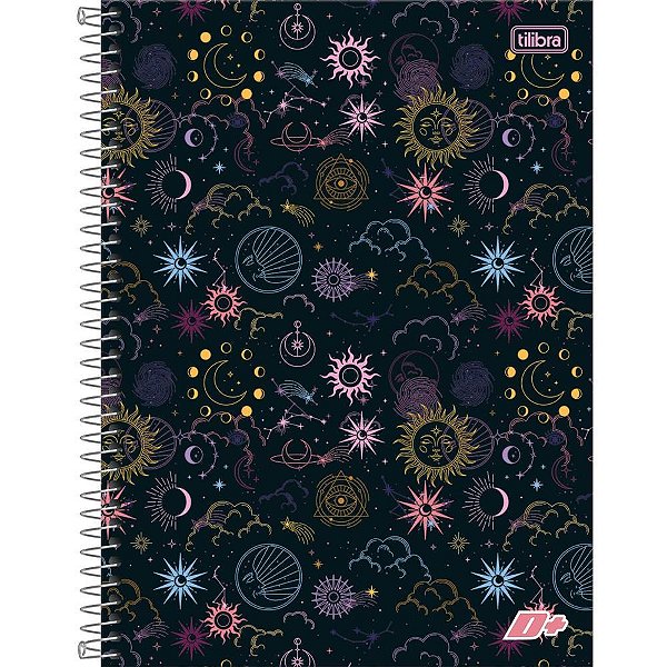 Caderno 20x1 capa dura d+ feminino 400 folhas - tilibra (pct.c/02)