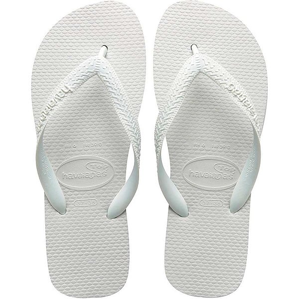 Chinelo havaianas top 33/4 branco - havaianas (par)