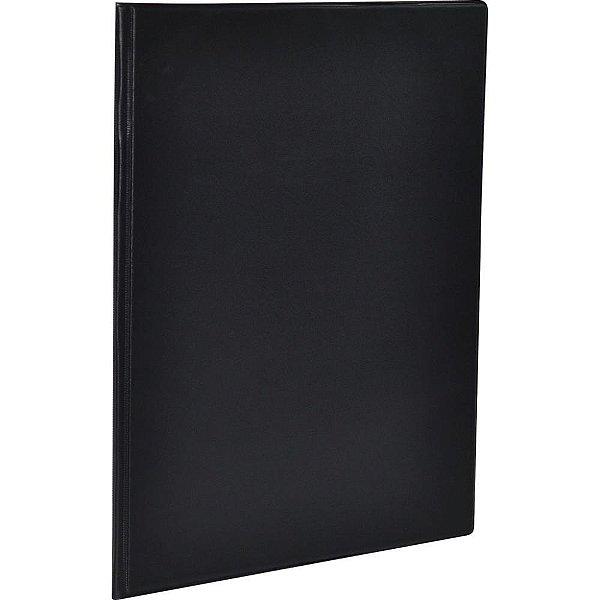 Pasta catalogo memorando 10 env. finos preta - acp (pct.c/10)
