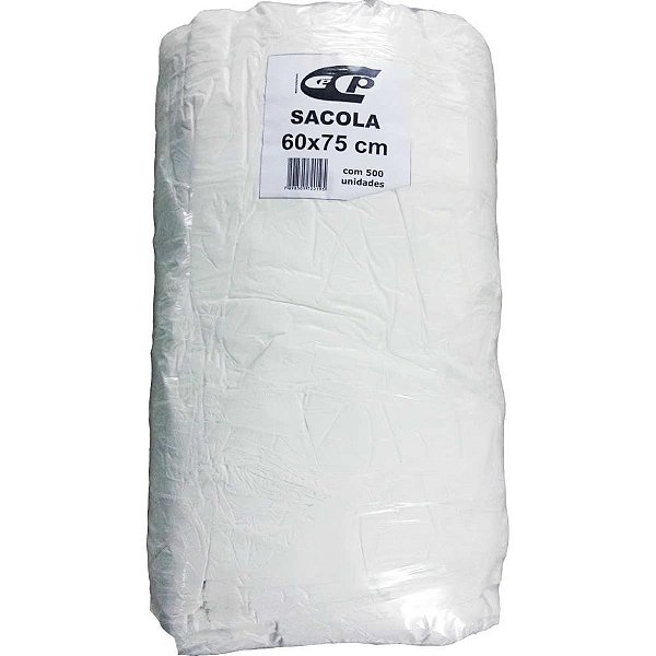Sacola plastica 60x75 c/500 unidades - central plast (pacote)