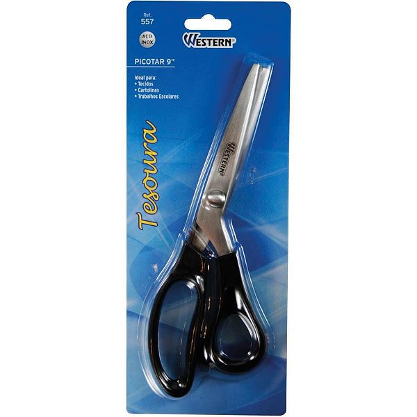 Tesoura artesanal picotar aco inox 9pol. - western (unidade)