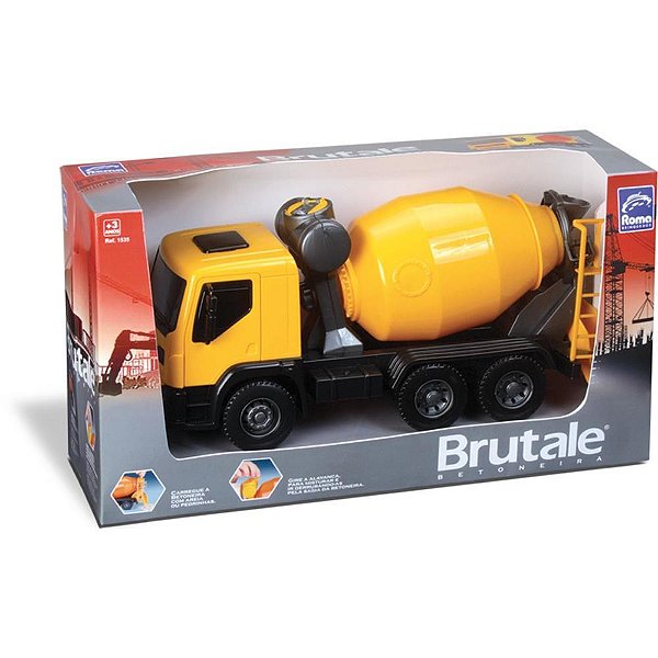 Caminhao brutale betoneira 34cm. - roma (unidade)