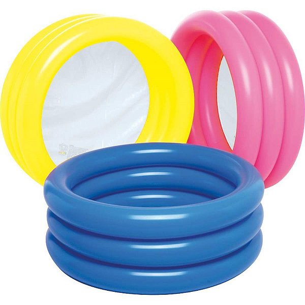 Piscina 80l redonda lisa color - mor (unidade)