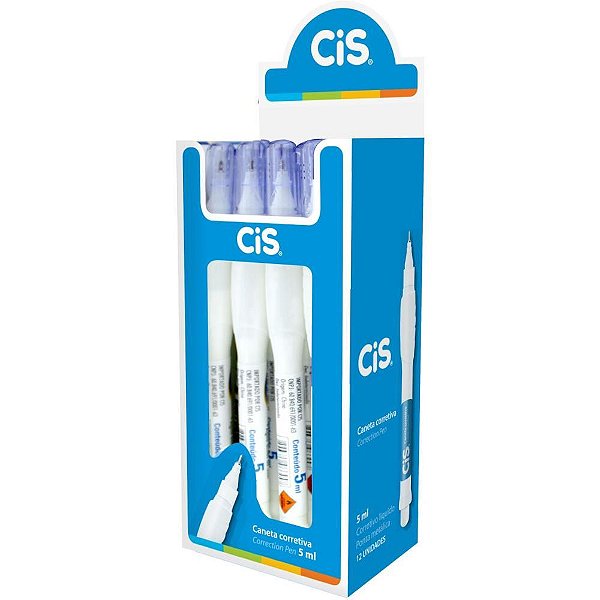 Caneta corretiva cis correction pen 5ml metal - sertic (cx.c/12)