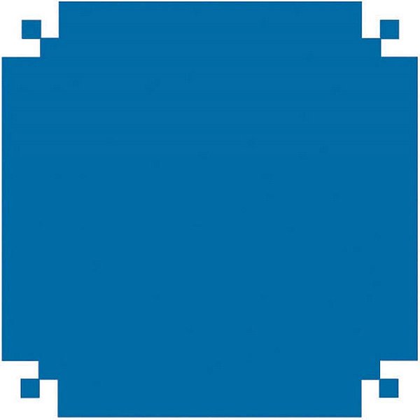 Papel celofane 80x80cm. liso azul celeste - v.m.p. (pct.c/50)