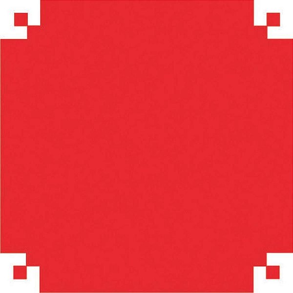 Papel celofane 80x80cm. liso vermelho - v.m.p. (pct.c/50)