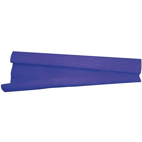 Papel crepom super crepe 48cmx2,50m liso azul escuro - v.m.p. (cx.c/06)