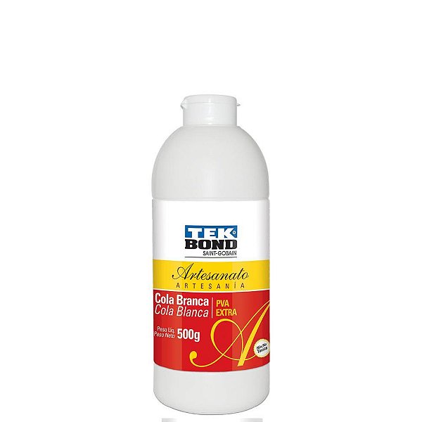 Cola para artesanato branca extra 500g - tekbond (unidade)