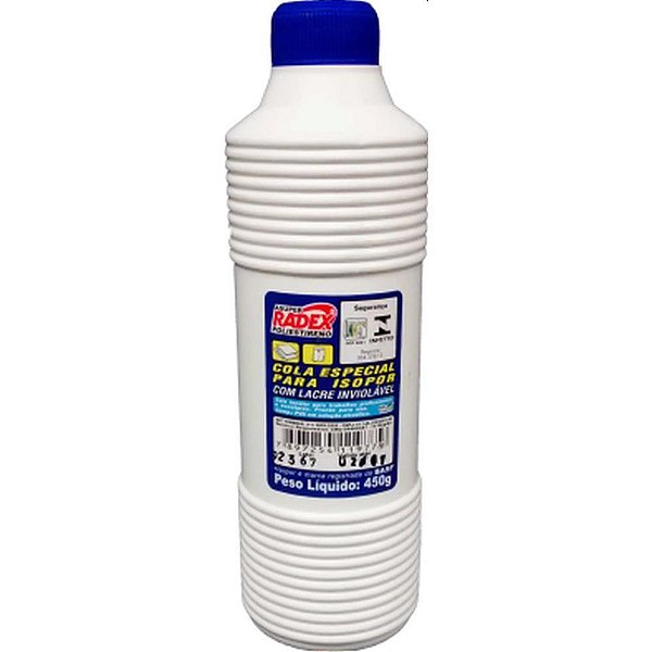 Cola para isopor asuper isopor 450g - radex (unidade)