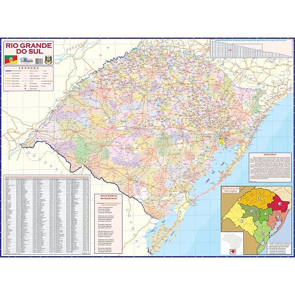 Mapa periodico est.de rio gd do sul - multimapas (unidade)
