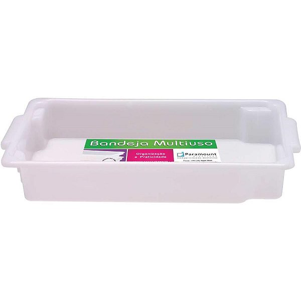 Bandeja plastica 13,7 litros 55x33x10cm. - paramount (unidade)