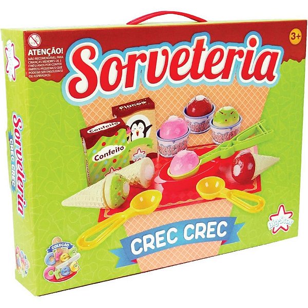 Brincando de casinha crec-crec sorveteria - big star (unidade)
