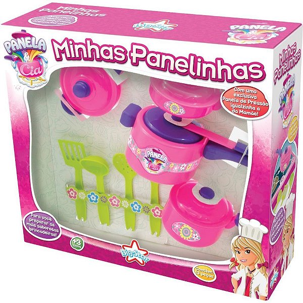 Brincando de casinha panela e cia minhas panelinhas - big star (unidade)