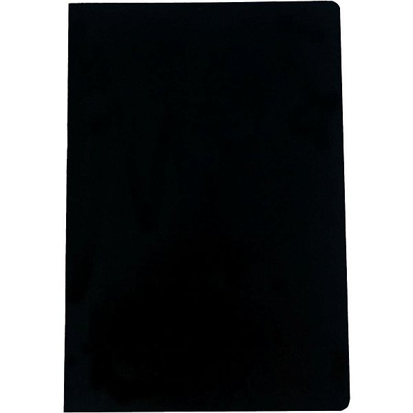 Pasta grampo trilho papel oficio preta - frama (pct.c/20)