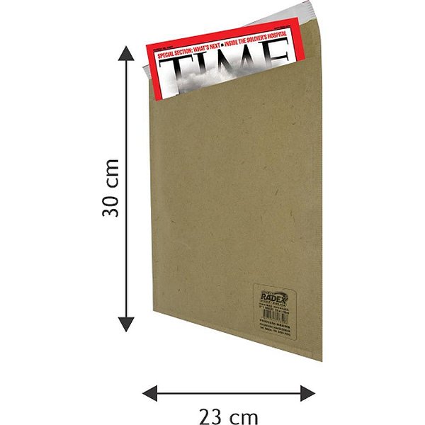 Envelope bolha postbolha papel kraft n7 23x30 - radex (pct.c/05)