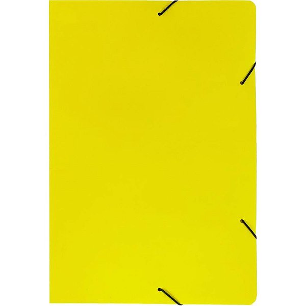 Pasta aba elastica papel oficio amarela - frama (pct.c/20)