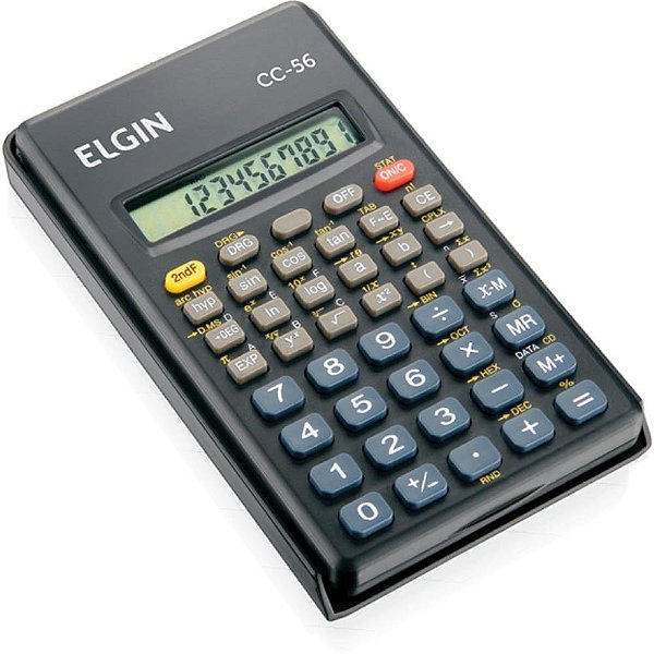 Calculadora cientifica 56 funcoes 10dig. 2 pilhas aaa - elgin (unidade)