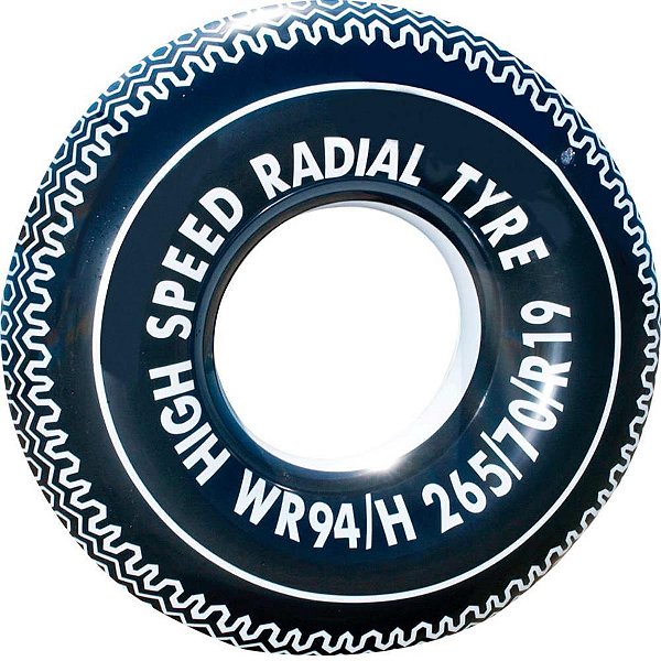 Boia inflavel redonda preta 90cm. 9 anos - mor (unidade)