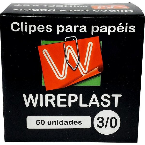 Clipe galvanizado aco 3/0 50 unidades - wireplast (pct.c/10)