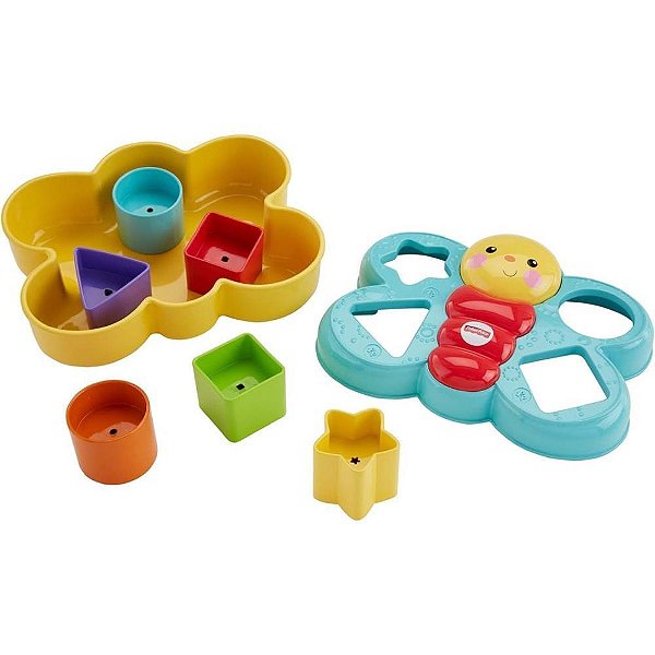 Fisher-price infant encaixa borboleta - mattel (unidade)